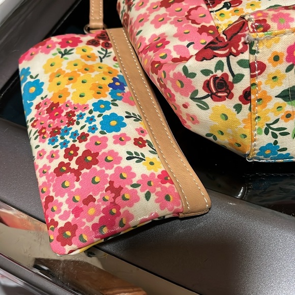 Floral Canvas Tote Bag